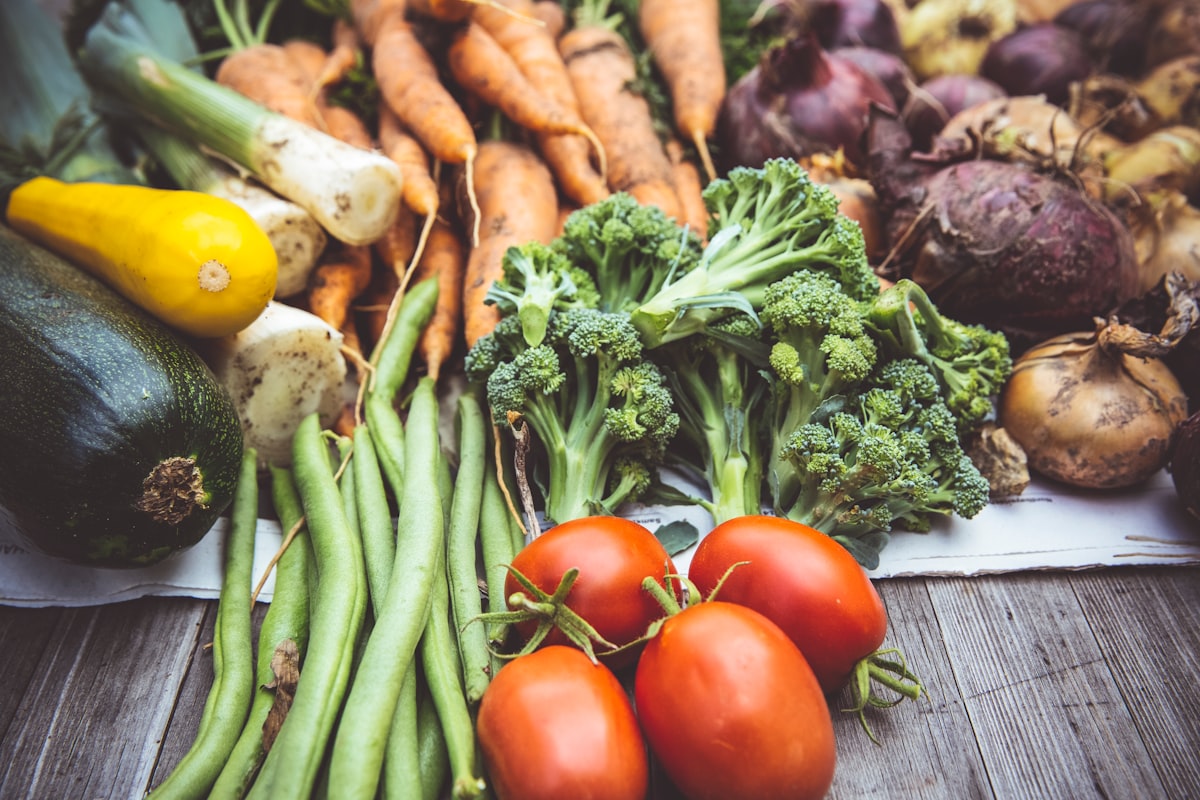 Colorful Buddha bowl with quinoa, roasted vegetables, and tahini dressing